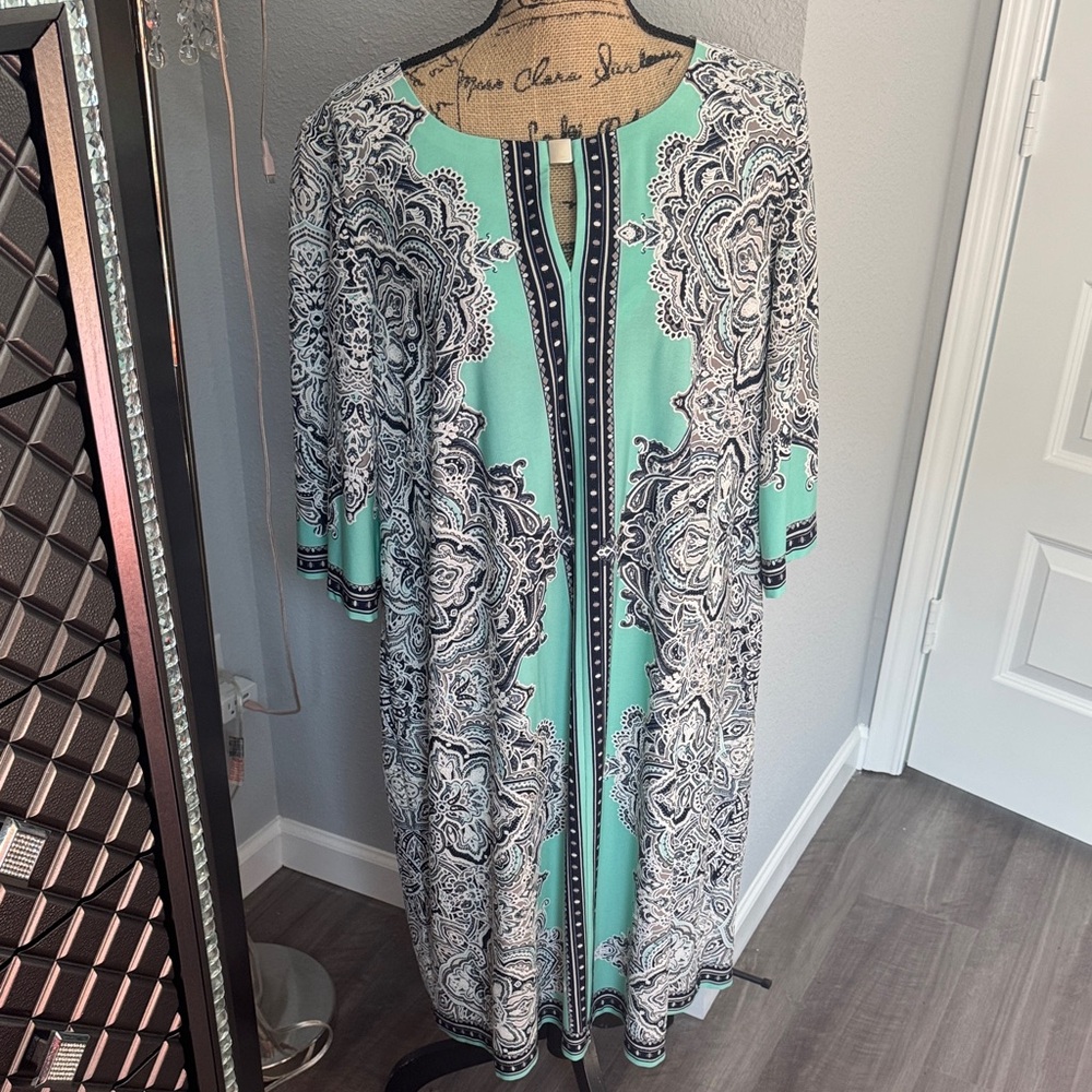Studio One Mint and Black Dress